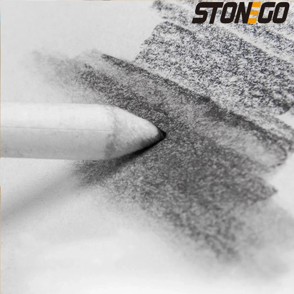 STONEGO Sketch Charcoal Pencils White Drawing Pen