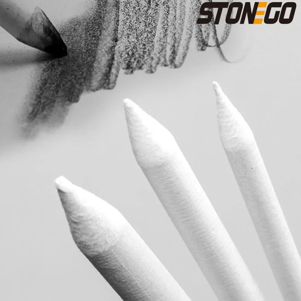 STONEGO Sketch Charcoal Pencils White Drawing Pen