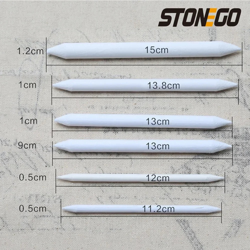 STONEGO Sketch Charcoal Pencils White Drawing Pen