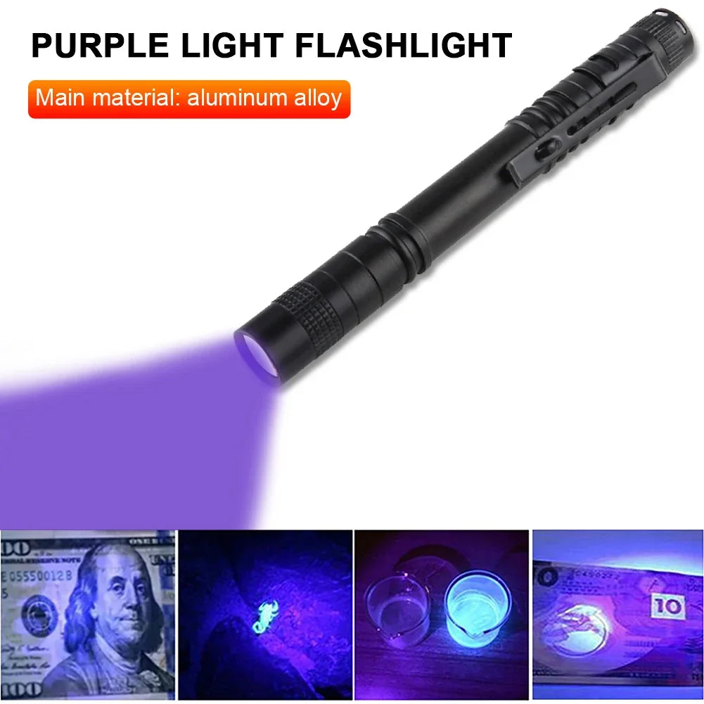 Mini UV Flashlight 395nm LED Ultraviolet