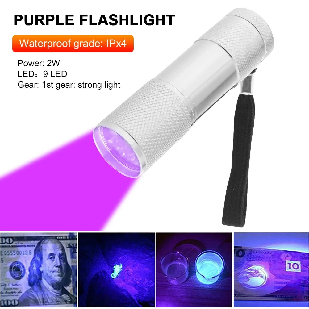 Mini UV Flashlight 395nm LED Ultraviolet